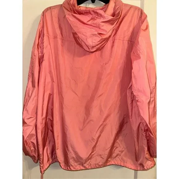 J.Crew Packable popover hooded rain jacket size XL - Picture 2 of 4